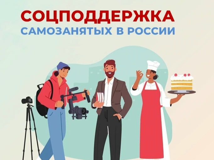 Соцподдержка самозанятых в России.